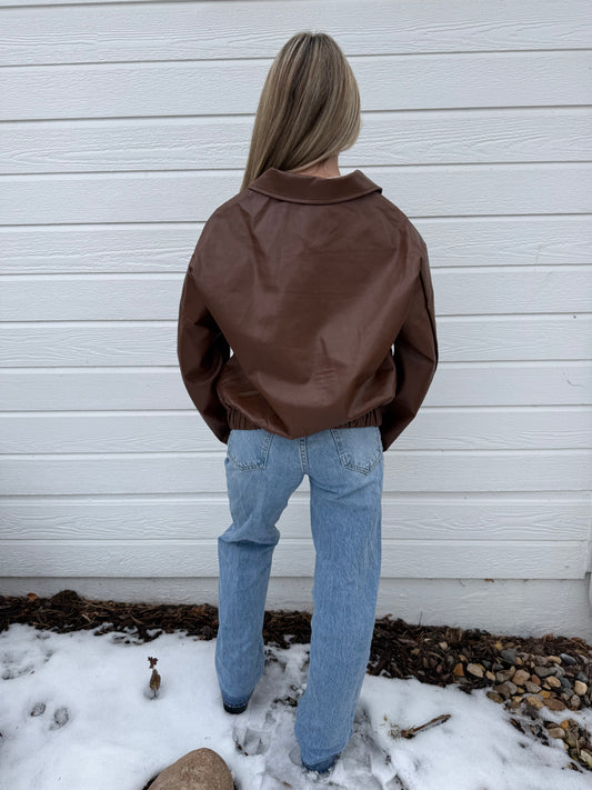 Brown Leather Jacket