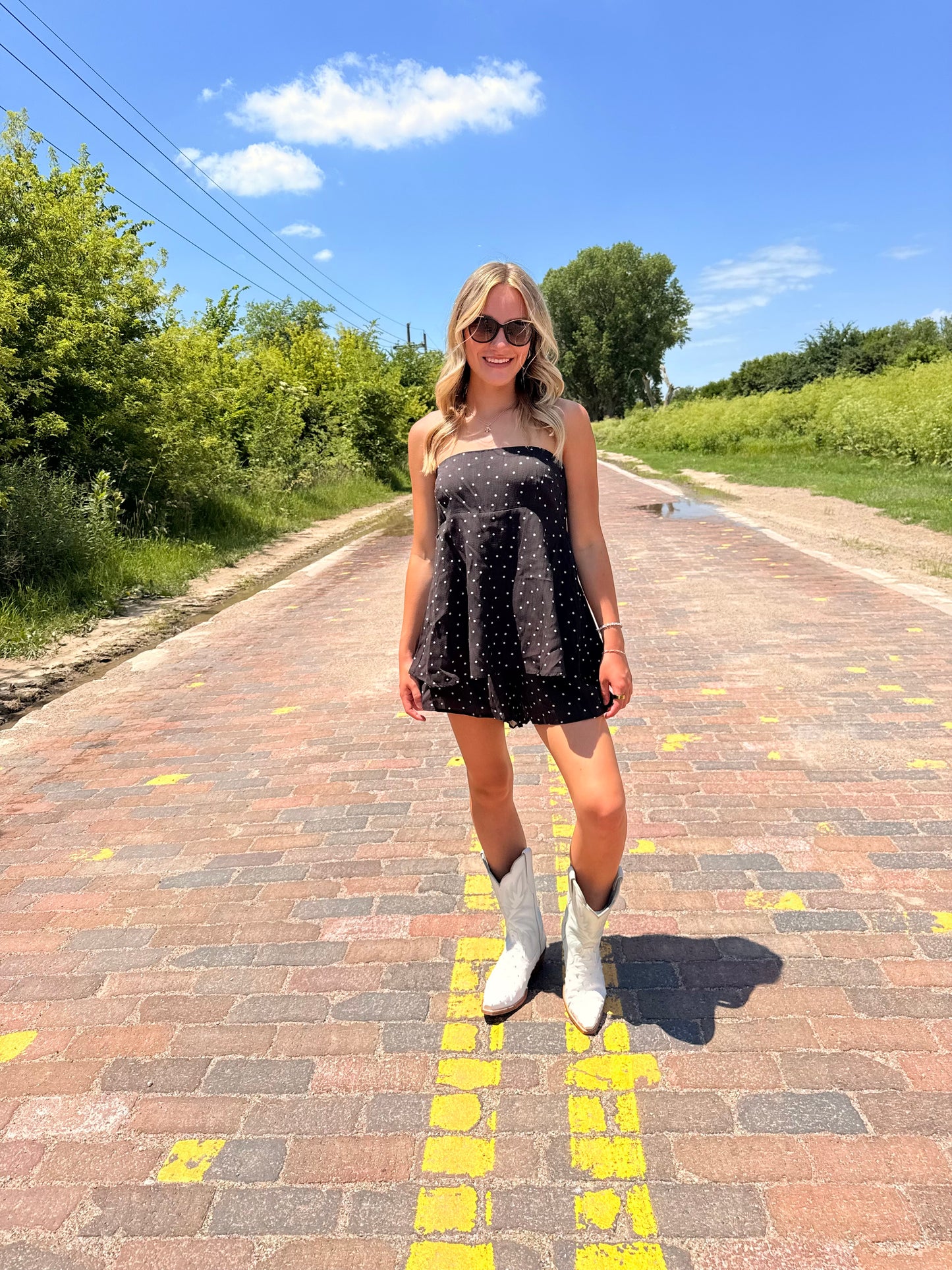 Polka Party Romper