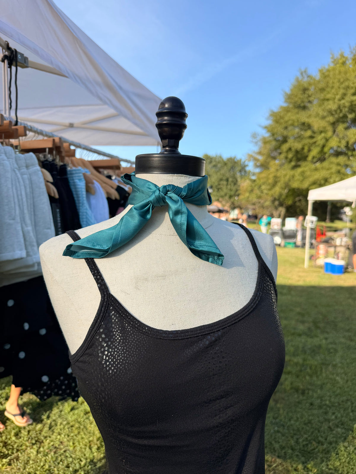 Teal Tide Handkerchief