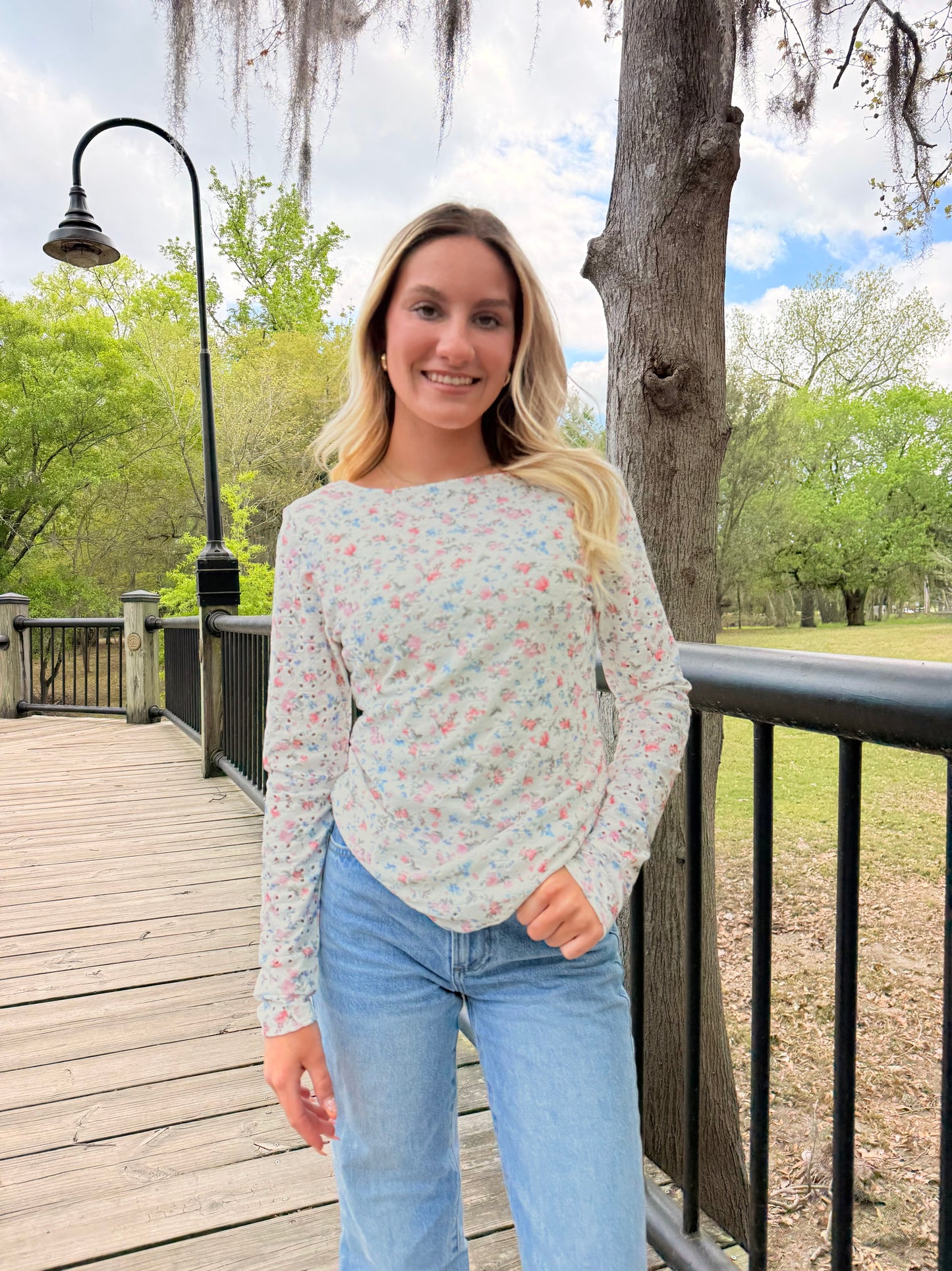 Floral Long Sleeve Top