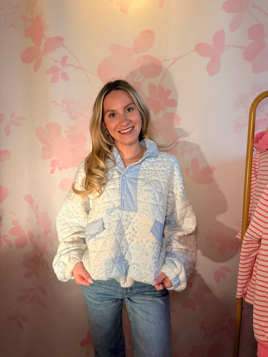 Quarter-snap Sweater