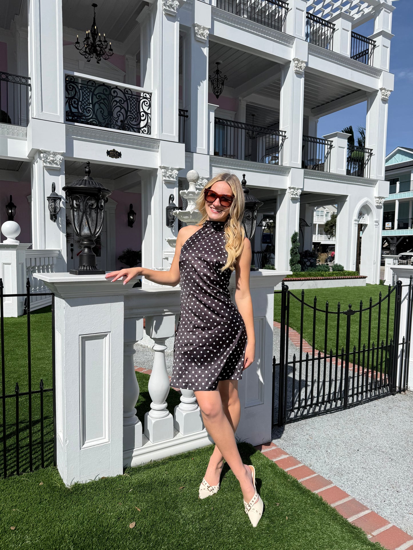 Black Polka Dot Dress