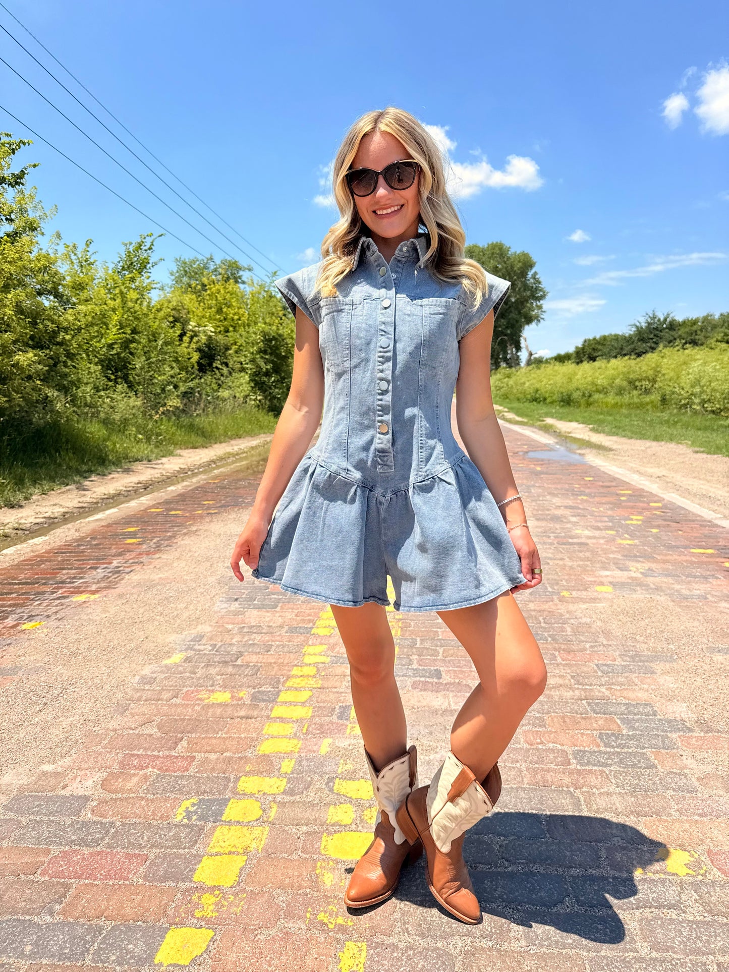Coastal Cowgirl Romper
