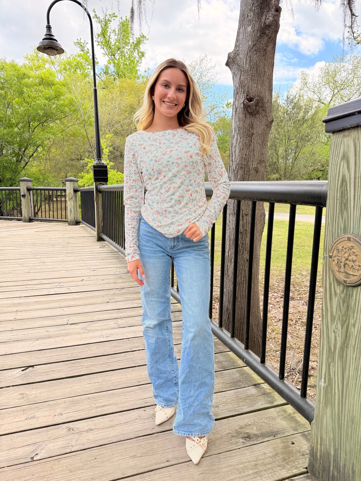 Floral Long Sleeve Top