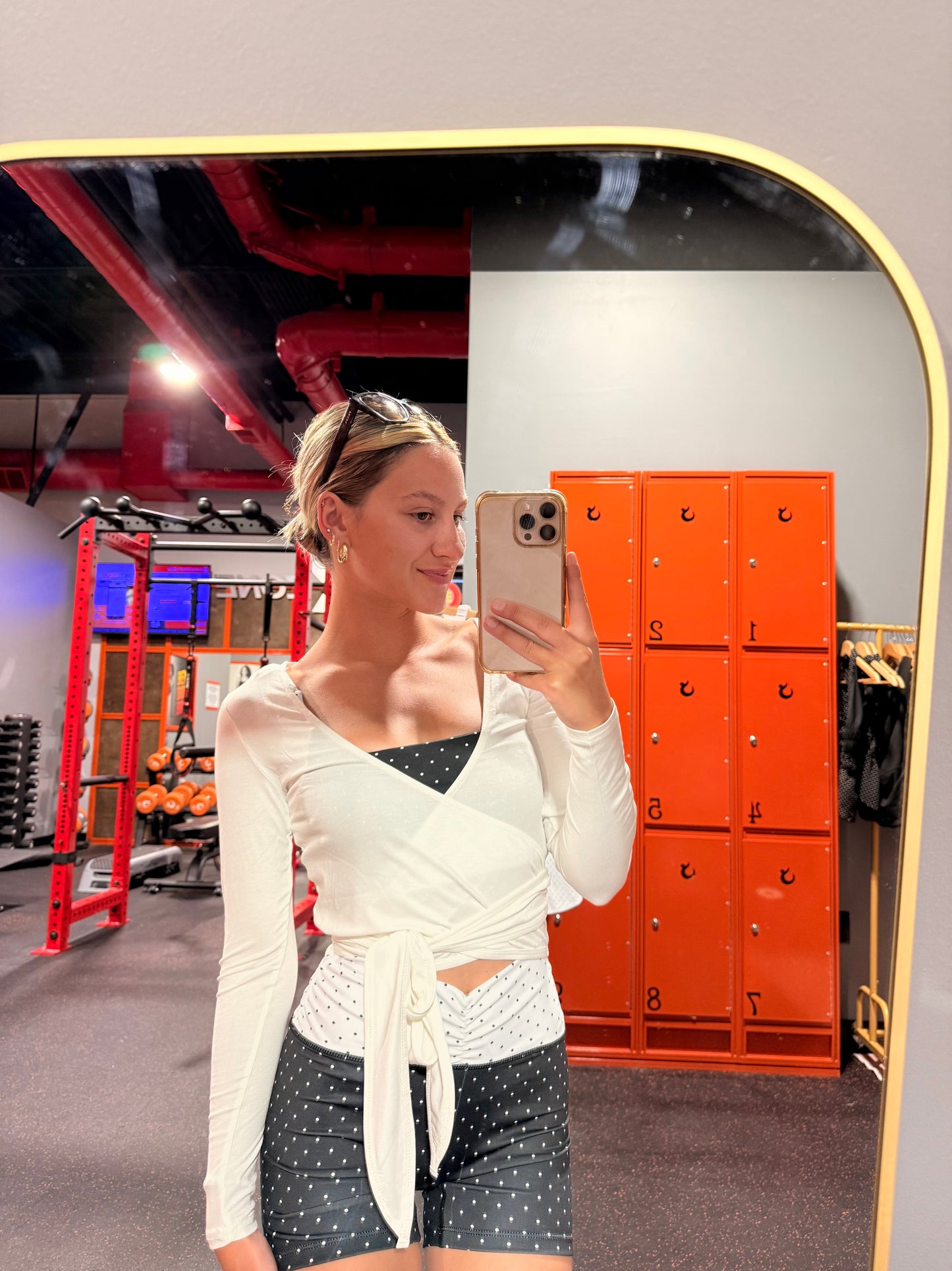 Athletic Wrap Top