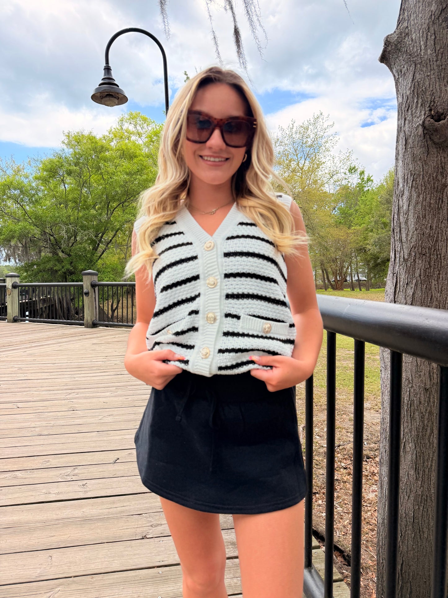 Black Mini Skort