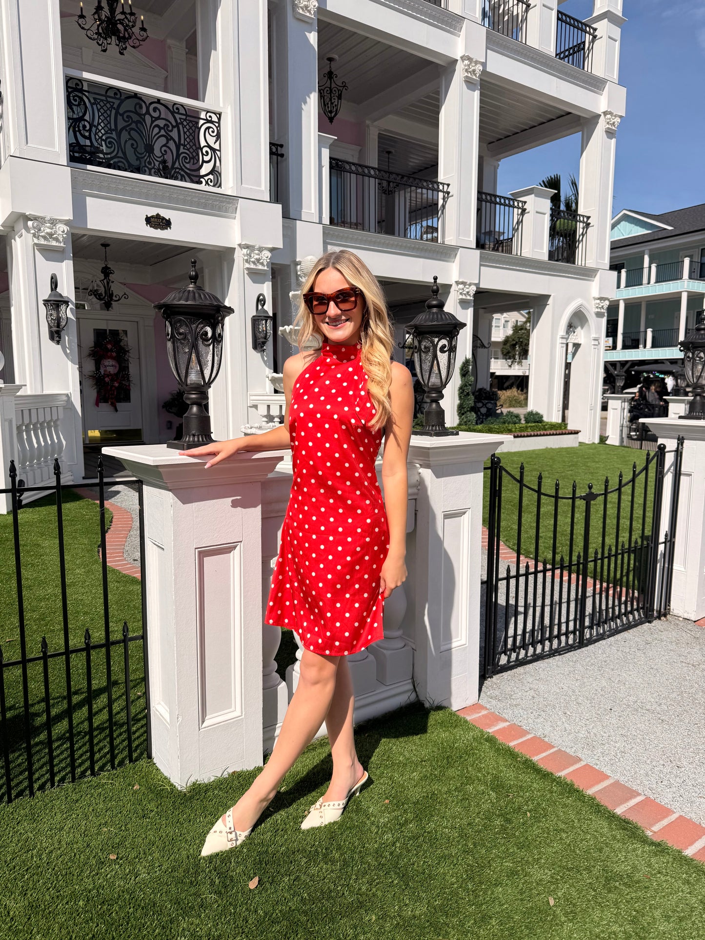 Red Polka Dot Dress