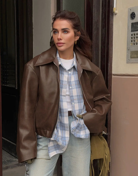 Brown Leather Jacket