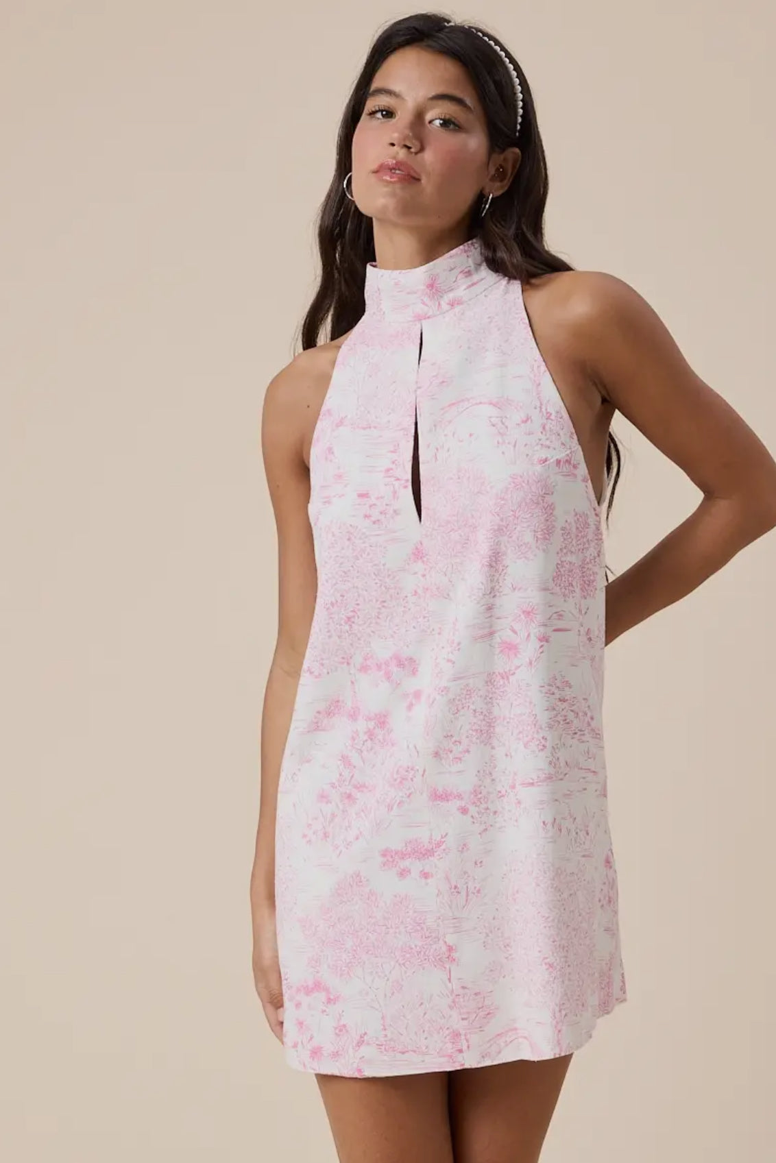 Turtle Neck Mini Dress
