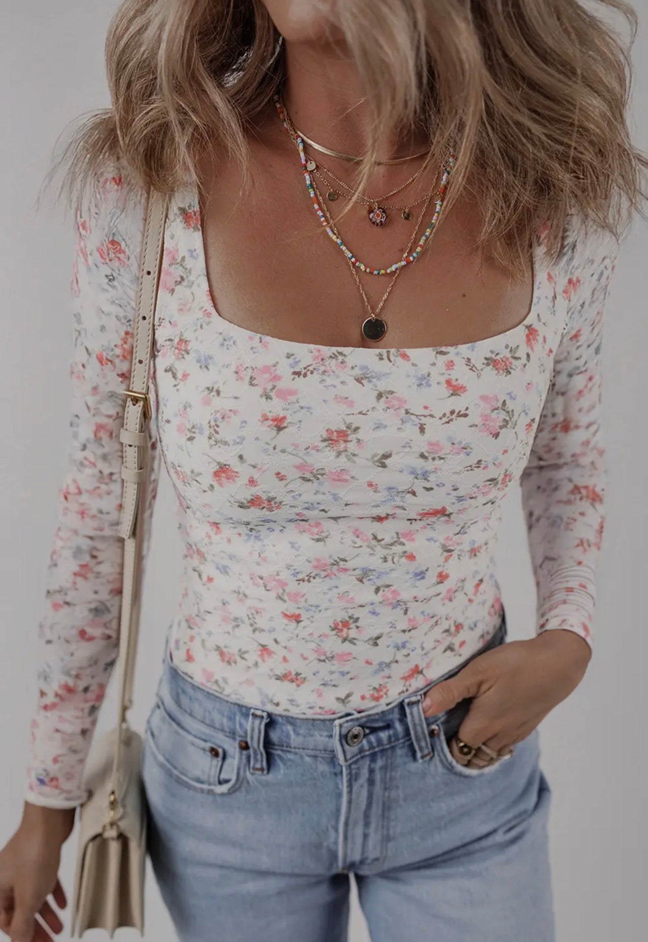 Floral Long Sleeve Top