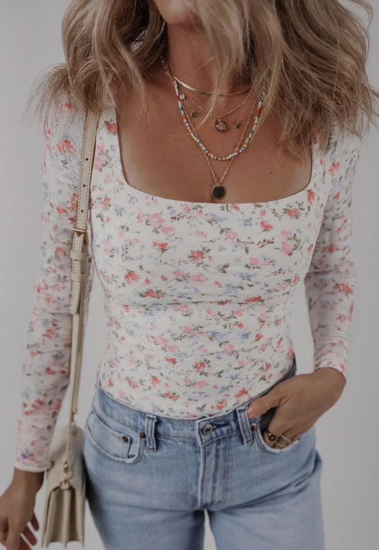 Floral Long Sleeve Top
